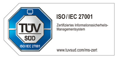 Zertifiziert nach ISO27001